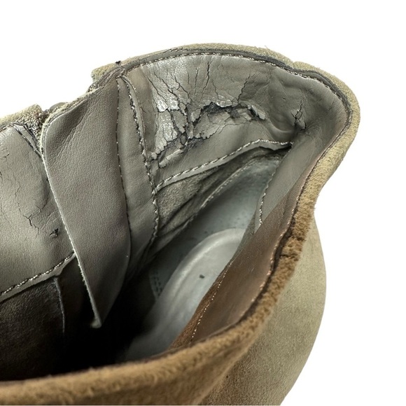 Gianni Bini Women’s Gray Leather Heeled Booties Size 8.5M - Picture 13 of 14